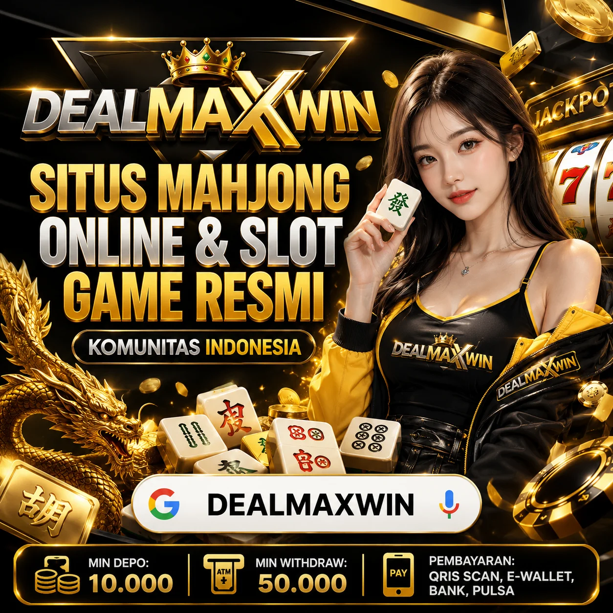 DEALMAXWIN: Situs Mahjong Online & Slot Game Resmi Komunitas Indonesia